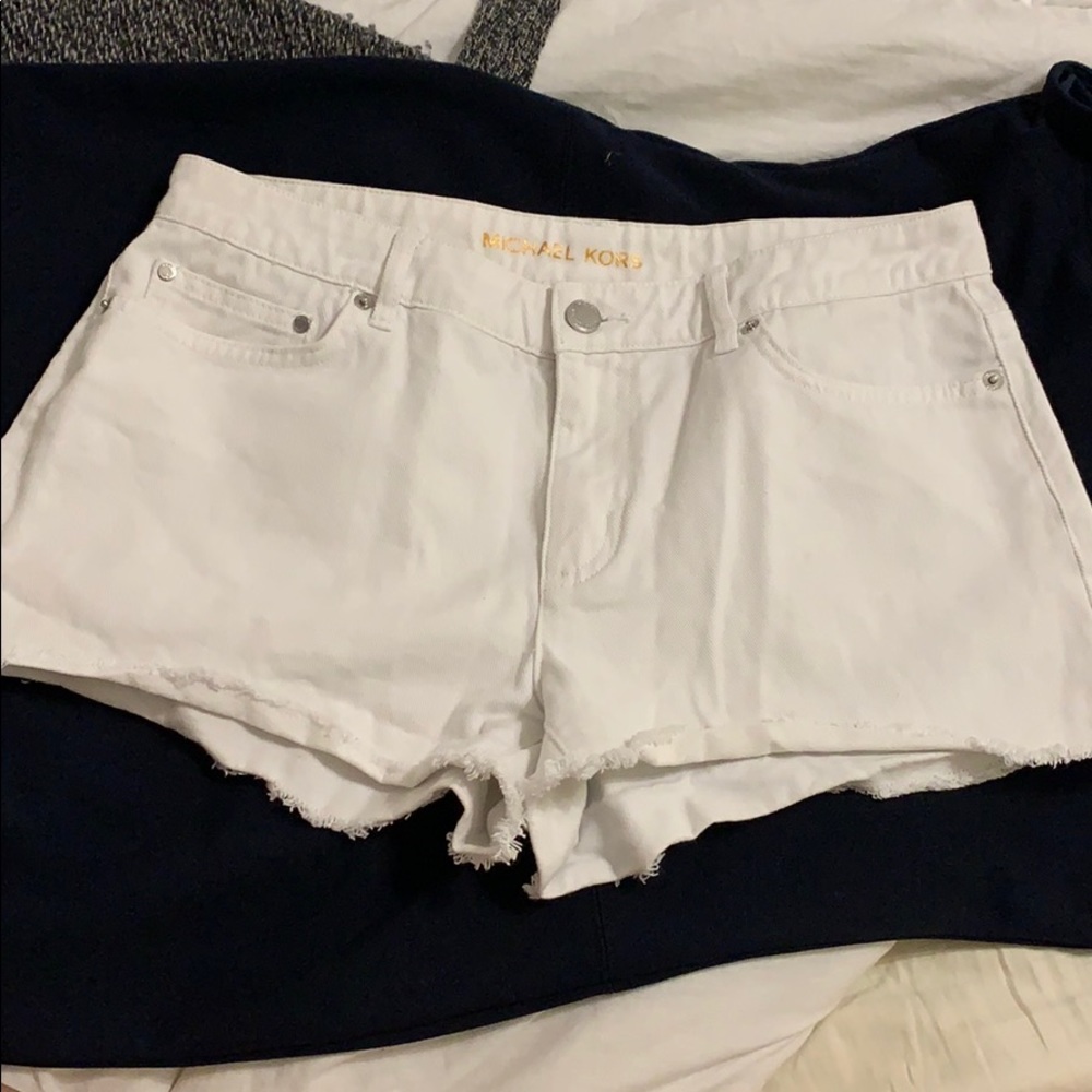 White Michael Kors Shorts